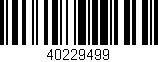 Código de barras (EAN, GTIN, SKU, ISBN): '40229499'
