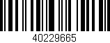 Código de barras (EAN, GTIN, SKU, ISBN): '40229665'