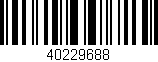 Código de barras (EAN, GTIN, SKU, ISBN): '40229688'