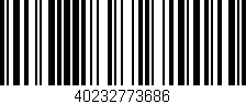 Código de barras (EAN, GTIN, SKU, ISBN): '40232773686'
