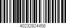 Código de barras (EAN, GTIN, SKU, ISBN): '40232824456'