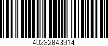 Código de barras (EAN, GTIN, SKU, ISBN): '40232843914'