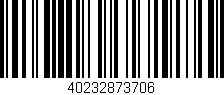 Código de barras (EAN, GTIN, SKU, ISBN): '40232873706'