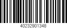 Código de barras (EAN, GTIN, SKU, ISBN): '40232901348'