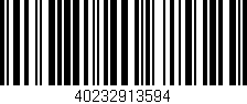 Código de barras (EAN, GTIN, SKU, ISBN): '40232913594'