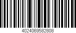 Código de barras (EAN, GTIN, SKU, ISBN): '4024069582808'