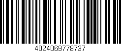 Código de barras (EAN, GTIN, SKU, ISBN): '4024069778737'