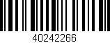 Código de barras (EAN, GTIN, SKU, ISBN): '40242266'