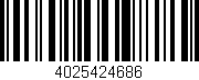 Código de barras (EAN, GTIN, SKU, ISBN): '4025424686'