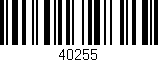 Código de barras (EAN, GTIN, SKU, ISBN): '40255'