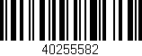 Código de barras (EAN, GTIN, SKU, ISBN): '40255582'