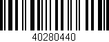 Código de barras (EAN, GTIN, SKU, ISBN): '40280440'