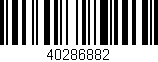 Código de barras (EAN, GTIN, SKU, ISBN): '40286882'