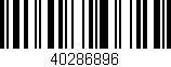 Código de barras (EAN, GTIN, SKU, ISBN): '40286896'