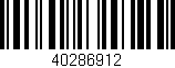 Código de barras (EAN, GTIN, SKU, ISBN): '40286912'