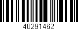 Código de barras (EAN, GTIN, SKU, ISBN): '40291462'