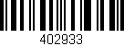 Código de barras (EAN, GTIN, SKU, ISBN): '402933'