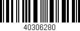 Código de barras (EAN, GTIN, SKU, ISBN): '40306280'