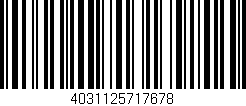 Código de barras (EAN, GTIN, SKU, ISBN): '4031125717678'