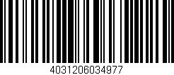 Código de barras (EAN, GTIN, SKU, ISBN): '4031206034977'