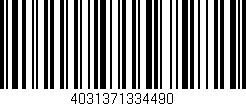 Código de barras (EAN, GTIN, SKU, ISBN): '4031371334490'