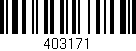 Código de barras (EAN, GTIN, SKU, ISBN): '403171'