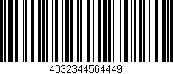 Código de barras (EAN, GTIN, SKU, ISBN): '4032344564449'
