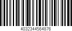Código de barras (EAN, GTIN, SKU, ISBN): '4032344564876'