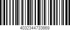 Código de barras (EAN, GTIN, SKU, ISBN): '4032344733869'