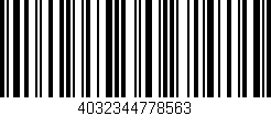 Código de barras (EAN, GTIN, SKU, ISBN): '4032344778563'
