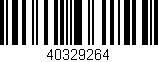 Código de barras (EAN, GTIN, SKU, ISBN): '40329264'