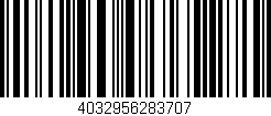 Código de barras (EAN, GTIN, SKU, ISBN): '4032956283707'