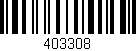 Código de barras (EAN, GTIN, SKU, ISBN): '403308'