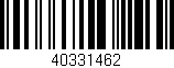 Código de barras (EAN, GTIN, SKU, ISBN): '40331462'