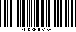 Código de barras (EAN, GTIN, SKU, ISBN): '4033653051552'