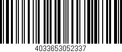 Código de barras (EAN, GTIN, SKU, ISBN): '4033653052337'
