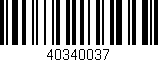 Código de barras (EAN, GTIN, SKU, ISBN): '40340037'