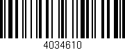 Código de barras (EAN, GTIN, SKU, ISBN): '4034610'