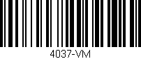 Código de barras (EAN, GTIN, SKU, ISBN): '4037-VM'
