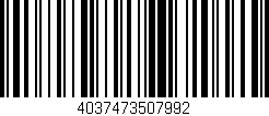 Código de barras (EAN, GTIN, SKU, ISBN): '4037473507992'