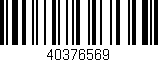 Código de barras (EAN, GTIN, SKU, ISBN): '40376569'