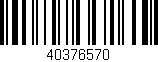 Código de barras (EAN, GTIN, SKU, ISBN): '40376570'