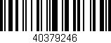 Código de barras (EAN, GTIN, SKU, ISBN): '40379246'