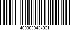 Código de barras (EAN, GTIN, SKU, ISBN): '4038033434031'