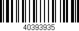 Código de barras (EAN, GTIN, SKU, ISBN): '40393935'