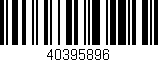 Código de barras (EAN, GTIN, SKU, ISBN): '40395896'