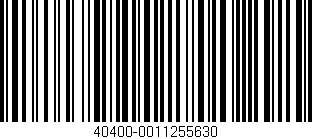 Código de barras (EAN, GTIN, SKU, ISBN): '40400-0011255630'