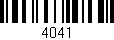 Código de barras (EAN, GTIN, SKU, ISBN): '4041'