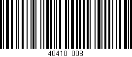 Código de barras (EAN, GTIN, SKU, ISBN): '40410/008'