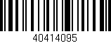 Código de barras (EAN, GTIN, SKU, ISBN): '40414095'